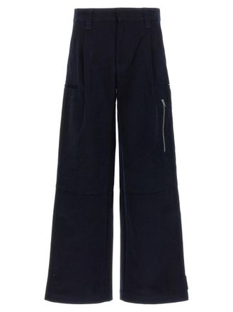 Ami Blue Loose Cargos Pants