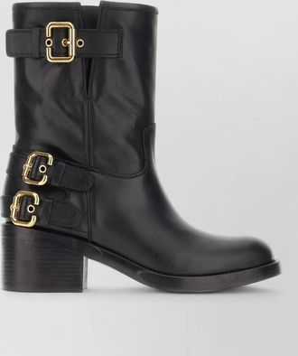 Chlo&eacute; leather dakota ankle boots