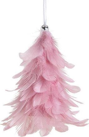 Global Interiors Anhänger Tannenbaum ø 11/ H 13 cm - Rosa