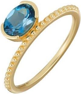 Bony Levy London Blue Topaz Ring in 14K Gold/London Blue Topaz at Nordstrom, Size 6.5