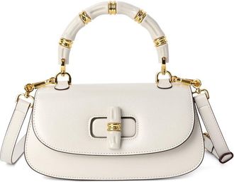 Tiffany & Fred Smooth Leather Top-Handle Shoulder Bag