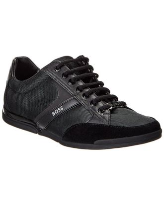 HUGO BOSS Saturn Mesh & Leather Sneaker