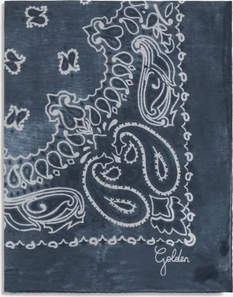 Golden Goose Foulard Golden in seta stampata paisley Woman UNI