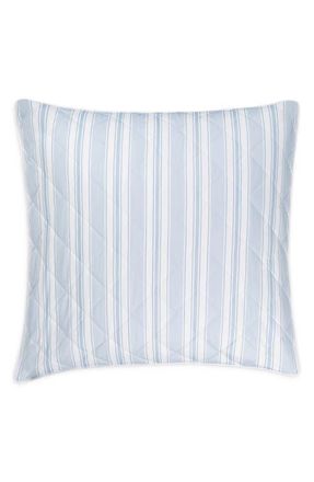 Matouk Elio Sham in Quilted Blue at Nordstrom, Size Euro