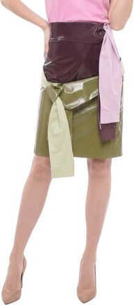 Andersson Bell Multicolor Color Block Knee Length Skirt