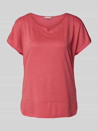 Tom Tailor Regular Fit T-Shirt aus Modal-Mix in Pink, Gr&ouml;&szlig;e L