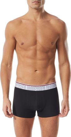 Diesel Three-pack boxer briefs with outline logo - Trunks - Man - Multicolor