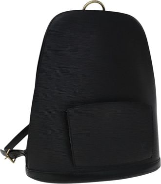 Louis Vuitton Gobelins Backpack Epi Leather Black Leather Backpack Bag (Pre-Owned)