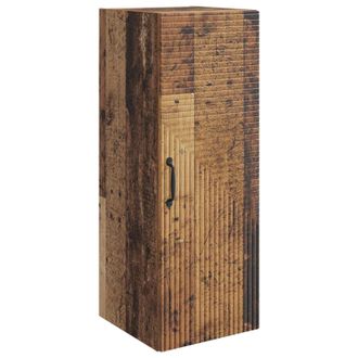 vidaXL Armario De Pared Madera Envejecida 33 X 34,5 X 90 Cm Vidaxl