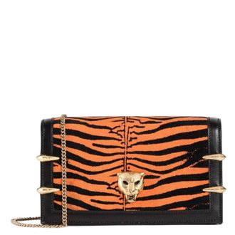 Roberto Cavalli Zebra-Print Shoulder Bag
