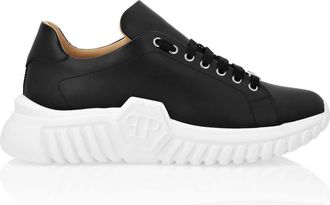 Philipp Plein Lo-top Sneakers Supersonic - unisex - Sneakers - Zwart - 35 EU - Leer - Schoenen