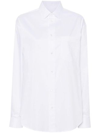 Darkpark Blouse met geborduurd logo - Wit