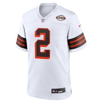 Nike Shedeur Sanders Cleveland Browns Nike Mens NFL Game Jersey in White | 67NM0BAX9IF-FGG