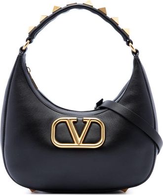 Valentino Pre-owned Valentino Calfskin Stud Sign Zip Hobo Ladies KLYKM6FFC6NSWMQT