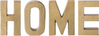 Schubiger M&ouml;bel Schriftzug Home, Gold H: 20 cm