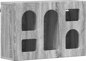 vidaXL Mueble Colgante Con Estante Elst Sonoma Gris 60 X 20 X 40 Cm Vidaxl