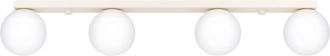 Sollux Lighting Plafone beige acero/vidrio alt. 14.5 cm