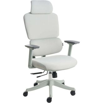 Beliani Office Chair Blue Polyester Upholstery Adjustable Armrests and Headrest Sliding Seat Height Adjustment Swivel Base Tilting Backrest VISCOUNT