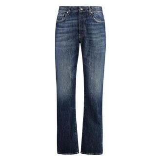 Department Five Straight Jeans, male, Blue, Size: W31 Bowl 5-pocket straight-leg jeans