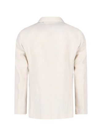 Lardini Mens Jackets White Linen