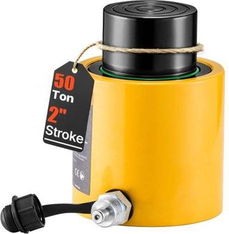 OEM Gato Hidr&aacute;ulico Carretilla Capacidad De 50 T, Gato Hidr&aacute;ulico Para Coche, Carrera Del Pist&oacute;n De 50 Mm, Simple Efecto, Altura Total De 112 Mm, Para Coc