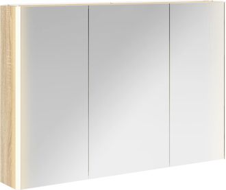 vidaXL Armario Con Espejo De Ba&ntilde;o Roble Sonoma 103,5 X 15,5 X 70 Cm Vidaxl