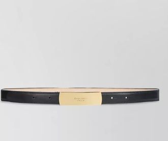 Balmain lamb leather belt