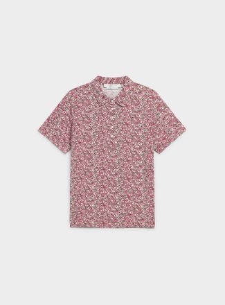 Contemporaine Womens Patterned stretch jersey Polo Shirt shirt