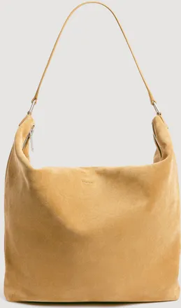 Sandro Zipped split leather hobo bag