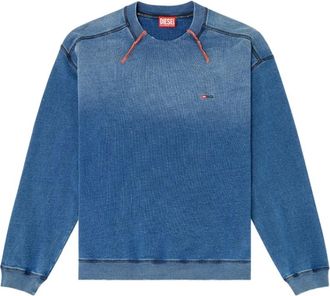 Diesel S-crao-boxt Sweatshirt - Heren - Sweatshirts - Blauw - L - Hoodies & sweatvesten