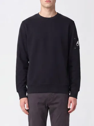 Moose Knuckles Long-Sleeved Pure Cotton Crewneck Sweatshirt