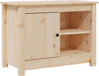 vidaXL Vidaxl - Mueble De Tv De Madera Maciza De Pino 70x36,5x52 Cm