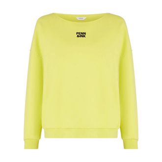 Penn & Ink Penn&Ink N.y, Dames, Sweatshirts & Hoodies, Geel, Maat: L