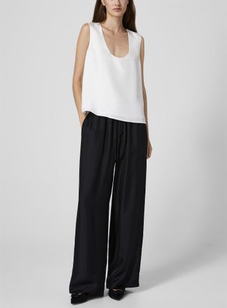Róhe Womens Relaxed pure silk pant