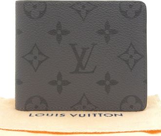 Louis Vuitton Black Monogram Eclipse Monogram Reverse Pvc Bill Wallet (Bi-Fold) (Pre-Owned)