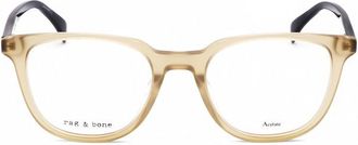 Rag & Bone Mens Beige Rectangular Eyeglass Frames RNB7052-1