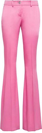 Philipp Plein Satijnen Broek - Dames - Wijde Broeken - Roze - XL - Satijn - Broeken