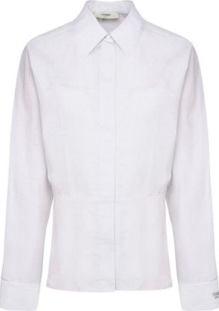 Fendi Mujer, Blusas y Camisas, Blanco, Talla: M