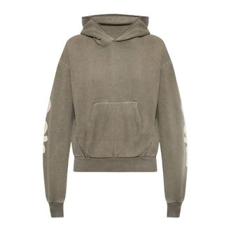 Fear of God Klassieke Katoen-Fleece Hoodie - Dames - Hoodies - Grijs - S - Katoen - Hoodies & sweatvesten