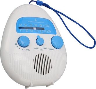 OEM Radio Port&aacute;til Para Ducha Con Am/fm, Resistente Al Agua Y Apta Para El Ba&ntilde;o