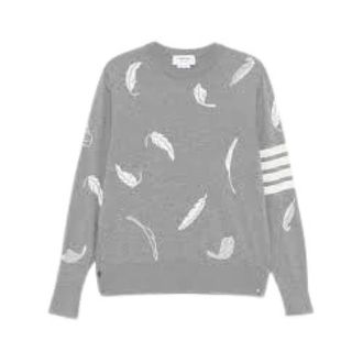 Thom Browne Heren, Sweatshirts & Hoodies, Grijs, Maat: XL