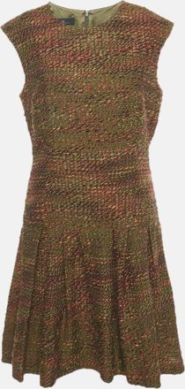 Carolina Herrera Green Knit Sleeveless Short Dress