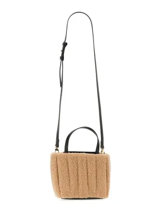 Themoir&egrave; Womens Aria Tote Bag Beige Recycled Polyester Shoulder
