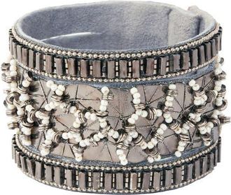 Deepa Gurnani Lumis Bracelet in Gunmetal at Nordstrom