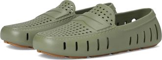 Floafers Mens Floafers Country Club Driver 2.0 Loafers Green Perforated Shoes GAL1851