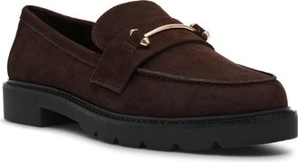 Anne Klein Emme Bit Loafer in Chocolate at Nordstrom, Size 5.5