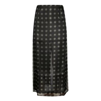 16Arlington Dia Midi Rok - Dames - Midirokken - Groen - S - Rokken