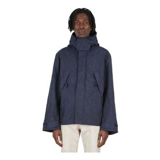 Kanghyuk Winter Jackets, male, Blue, Size: XL Readymade Airbag Hooded Jacket