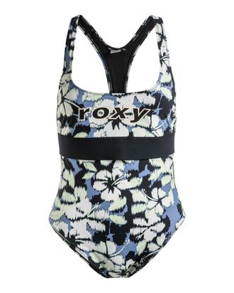 Roxy Badeanzug ROXY Roxy Active, Damen, Gr. M, blau, 75% Nylon, 25% Elasthan, Badeanz&uuml;ge Badeanzug