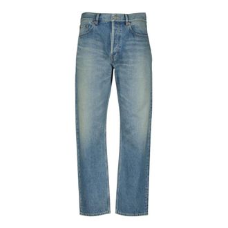 Saint Laurent Loose-fit Jeans, male, Blue, Size: W29 Long Mick Jeans